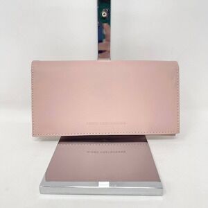 Aimee Kestenberg Marietta Flat Bifold‎ Wallet Pink Blush Vegan Leather EUC